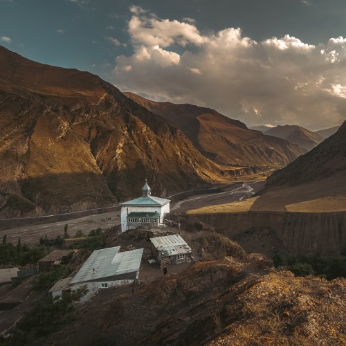 дагестан пейзажный фотограф сергей крылов аул  миджах горы   dji дрон