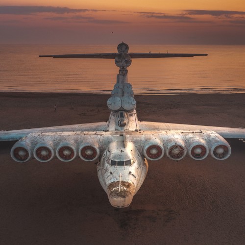 дагестан пейзажный фотограф сергей крылов рассвет каспийское море экраноплан лунь каспийский монстр