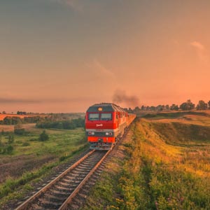железнодорожный фотограф сергей крылов лето рассвет тверская область зубцов тепловоз тэп70бс пассажирский поезд
