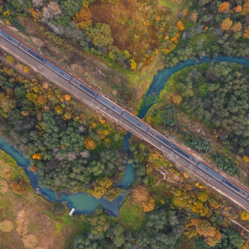 аэрофотограф сергей крылов с высоты с дрона dji mavic2 мост река