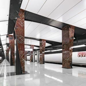 интерьерный фотограф сергей крылов москва московский метрополитен станция хорошевская хорошёвская