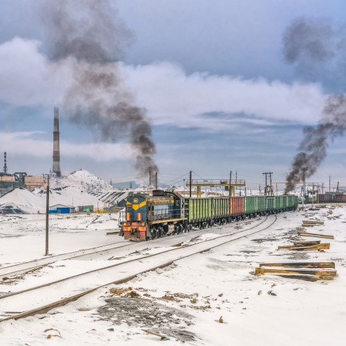 железнодорожный фотограф сергей крылов зима тепловоз тэм2 карабашмедь завод   челябинская область